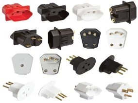 Tomadas e interruptores — referência visual do catálogo